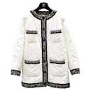Chanel 2018 White Long Puffer Coat Jacket Sz.40