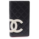 Chanel Cambon Line Leather Long Wallet A26717