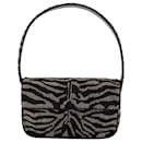 Tommy Beaded Shoulder Bag - Staud - Synthetic Leather - Black