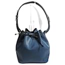 Louis Vuitton Epi Petit Noe Bicolor Blue Shoulder Bag
