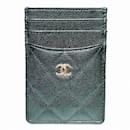 Chanel Coco Mark Caviar Leather Travel Pass Case