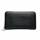 Bvlgari Man Round Black Long Wallet - Bulgari