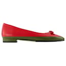Bella Ballerinas - Carel - Leather - Red - Autre Marque
