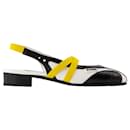 Sling Back Peachy - Carel - Cotton - Black - Autre Marque