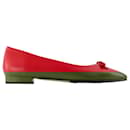 Bella Ballerinas - Carel - Leather - Red - Autre Marque