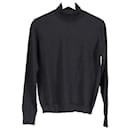  Maison Margiela Loose Thread Turtleneck Sweater in Grey Wool - Maison Martin Margiela