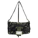 Sac à bandoulière Fendi Rare Beaded Baguette Zucca Zucchino