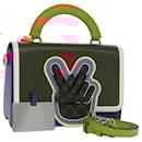 LOUIS VUITTON Epi Peace Love Twist MM Hand Bag Red Blue M52513 LV Auth 96510S - Louis Vuitton