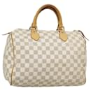 LOUIS VUITTON Damier Azur Speedy 30 Hand Bag N41533 LV Auth 101037 - Louis Vuitton