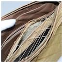 CHANEL Matelasse Shoulder Bag Canvas Beige CC Auth bs20198 - Chanel