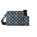 LV Trio messenger blue leather - Louis Vuitton