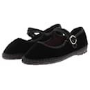 NON SIGNE / UNSIGNED Flats T.EU 37 cloth - Autre Marque