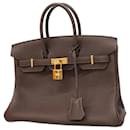 Hermes Birkin 25 Handbag in Brown Togo Leather - Hermès