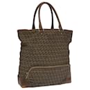 FENDI Zucchino Canvas Hand Bag Beige Auth fm4127 - Fendi