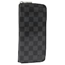 LOUIS VUITTON Damier Graphite Zippy Wallet Vertical N63095 LV Auth bs19927 - Louis Vuitton