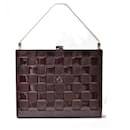Clutch de noite em couro Damier Vernis Louis Vuitton N92108