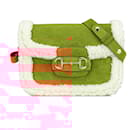 Gucci Horsebit 1955 Suede Shoulder Bag