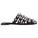 Rexa Cage Slide Flat Shoes - Alexander Wang - Leather - Black - Autre Marque