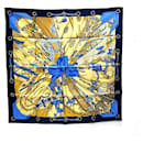Hermes Silk Scarf Blue - Hermès