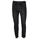   Acne Studios Slim-Fit Jeans in Black Cotton Denim