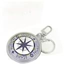 Louis Vuitton Damier Graphite Leather Keychain M68667