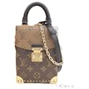 Louis Vuitton Monogram Reverse Camera Box Shoulder Bag M82465