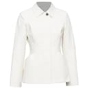Christian Dior bar jacket cotton blend canvas contour jacket