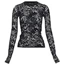 Louis Vuitton floral lace pullover