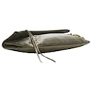 Balenciaga leather gold buckle motocross flap clutch bag