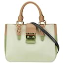 Miu Miu Madras Leather Handbag RN799C