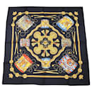 Hermes Silk Scarf Carré 90 Black - Hermès