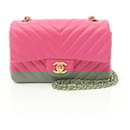 Chanel Lambskin V-Stitch Shoulder Bag