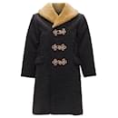 Gucci Kids Anchor Knots Faux Shearling Teddy Coat