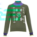 Vivienne Tam merino wool cashmere oriental patch sweater - Autre Marque