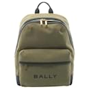 Bally Canvas Leather Backpack 6306641