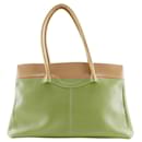 Tod's Calf Mocassino Shoulder Bag Beige