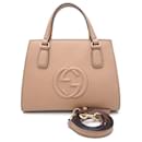 Gucci Leather 2Way Bag Soho Interlocking G