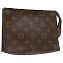 LOUIS VUITTON Monogram Poche Toilette 19 Pouch M47544 LV Auth am5893 - Louis Vuitton