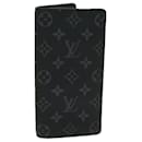 LOUIS VUITTON Monogram Eclipse Portefeuille Braza Wallet M61697 LV Auth 65230SA - Louis Vuitton
