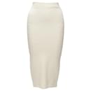 Jupe crayon taille haute en jacquard avec logo Fendi