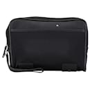 Montblanc Canvas Leather Clutch Bag