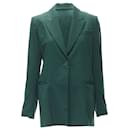 Ryan Roche wool lapel single button blazer jacket - Autre Marque