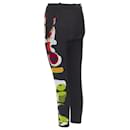 Fendi wool Roma print tight pants