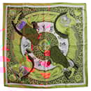 Hermes Silk Scarf Carre 90 Yellow - Hermès