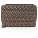 Burberry TB Monogram Clutch Bag PVC Leather