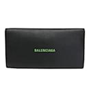 Balenciaga Men's Leather Long Wallet