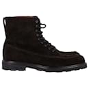 MR P. Jacques Lace Up Boots in Brown Suede - Autre Marque