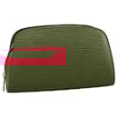 LOUIS VUITTON Epi Dauphine PM Pouch Castilian Red M48447 LV Auth 106550 - Louis Vuitton