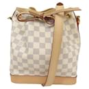 NOVO SACO A MÃO LOUIS VUITTON NOE BB EM CANVAS DAMIER AZUR - Louis Vuitton