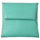 Hermes Coin Case Bastia Turquoise - Hermès